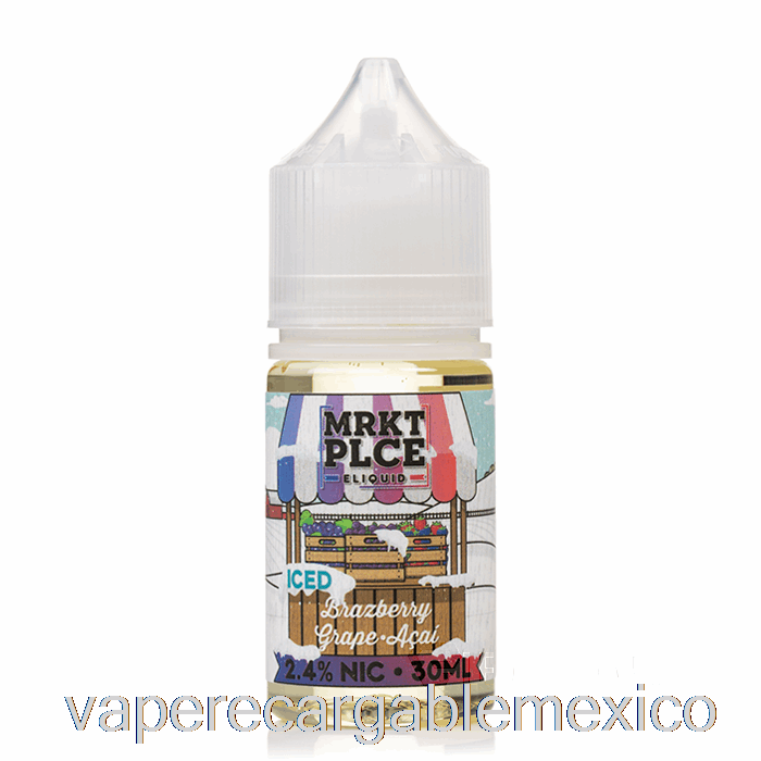 Vape Recargable Ice Brazberry Uva Acai - Sales Mrkt - 30ml 48mg